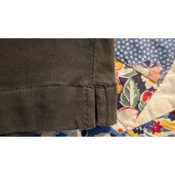 Gloria Vanderbilt Loden Side Zip No Waistband Flat Front Pedal Pusher Pant Sz 14 - Picture 3 of 11